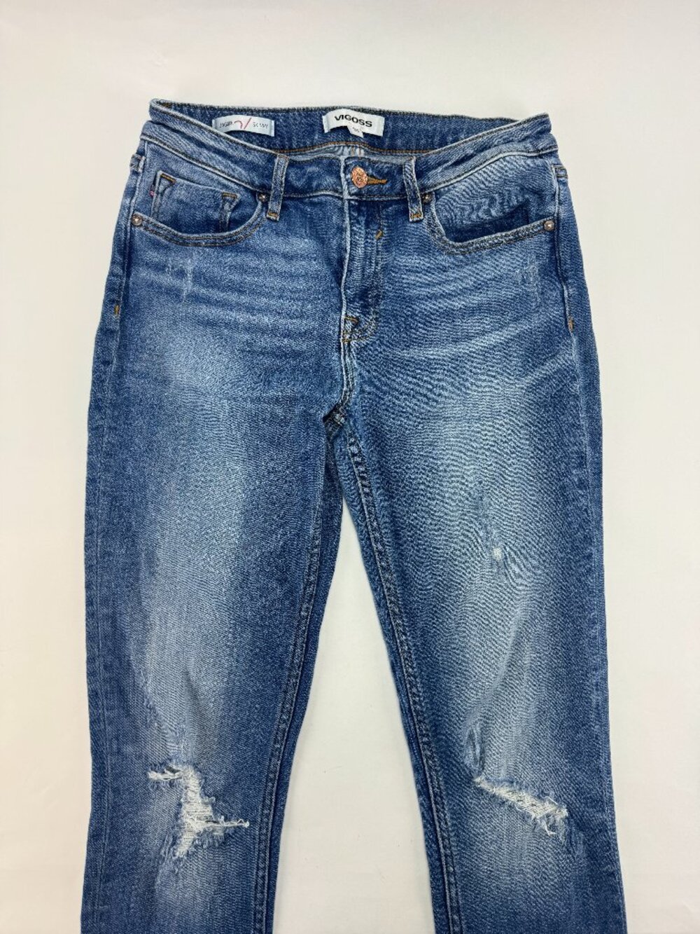 Vigoss The Jagger Skinny Jeans Sz 28 Distressed Stretch Denim